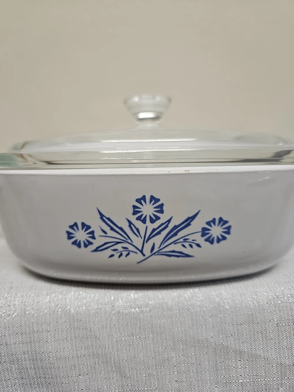 CorningWare Blue Cornflower Casserole Dish with Lid
